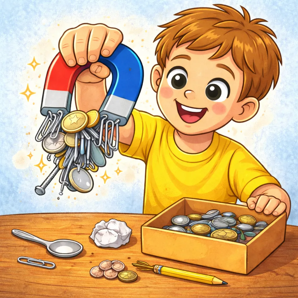 дослід із магнітом