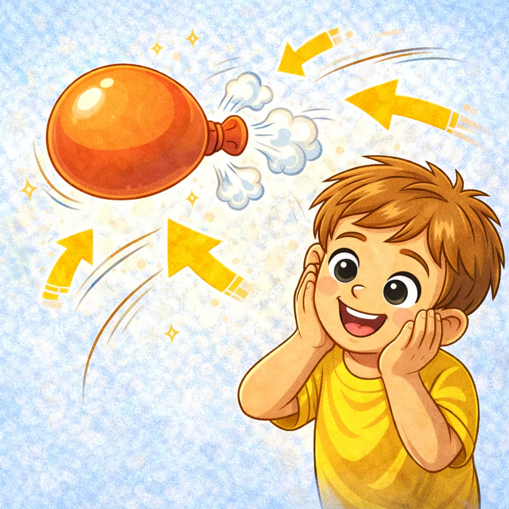 дослід з кулькою і повітрям