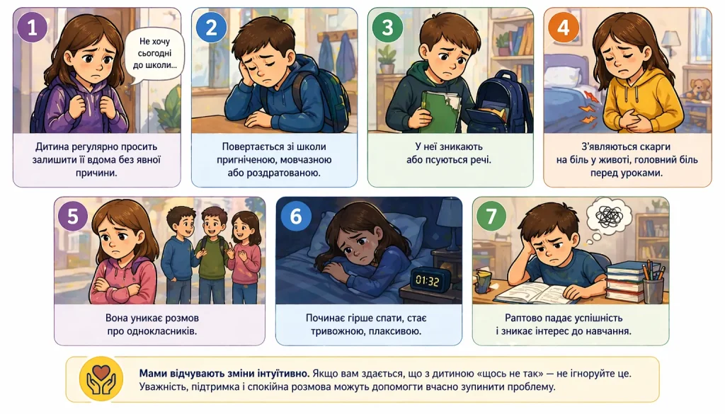 що таке булінг в школі - 7 ознак що дитина переживає булінг