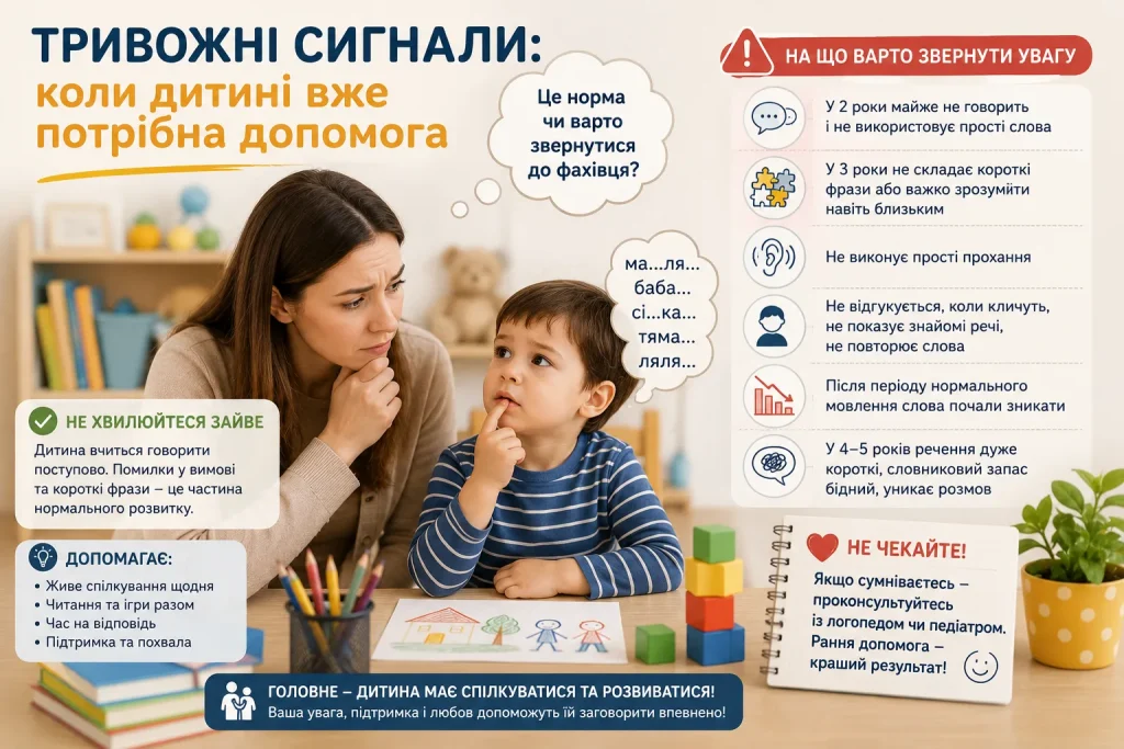 норми розвитку мовлення