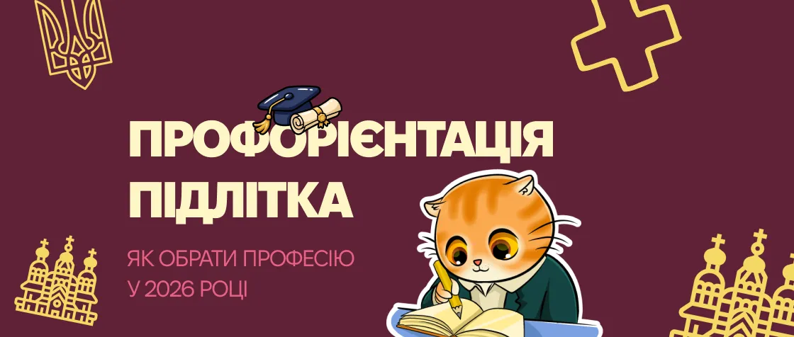 Профорієнтація підлітка: як обрати професію у 2026 році