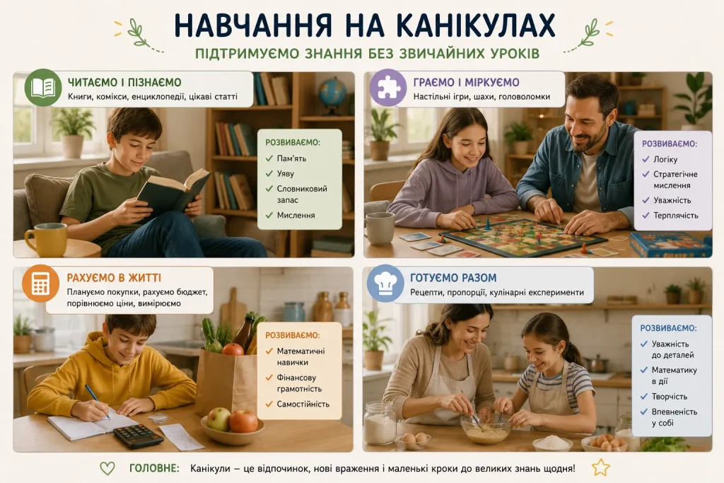 Навчання на канікулах